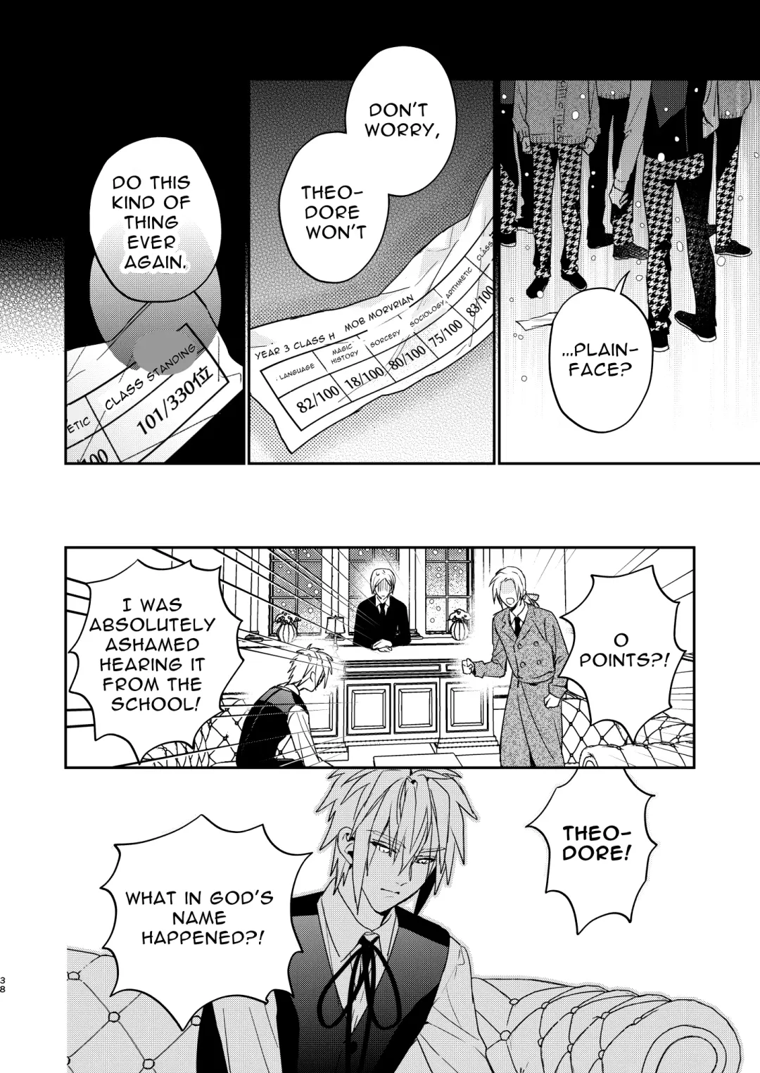 [Oova Akiru] Tensei Mob wa BL-gee no Sekai de Hamerare Kouryakusaremashita!? 3 | Sex with the Love Interest! But I'm an NPC! 3 Fhentai - Page 38