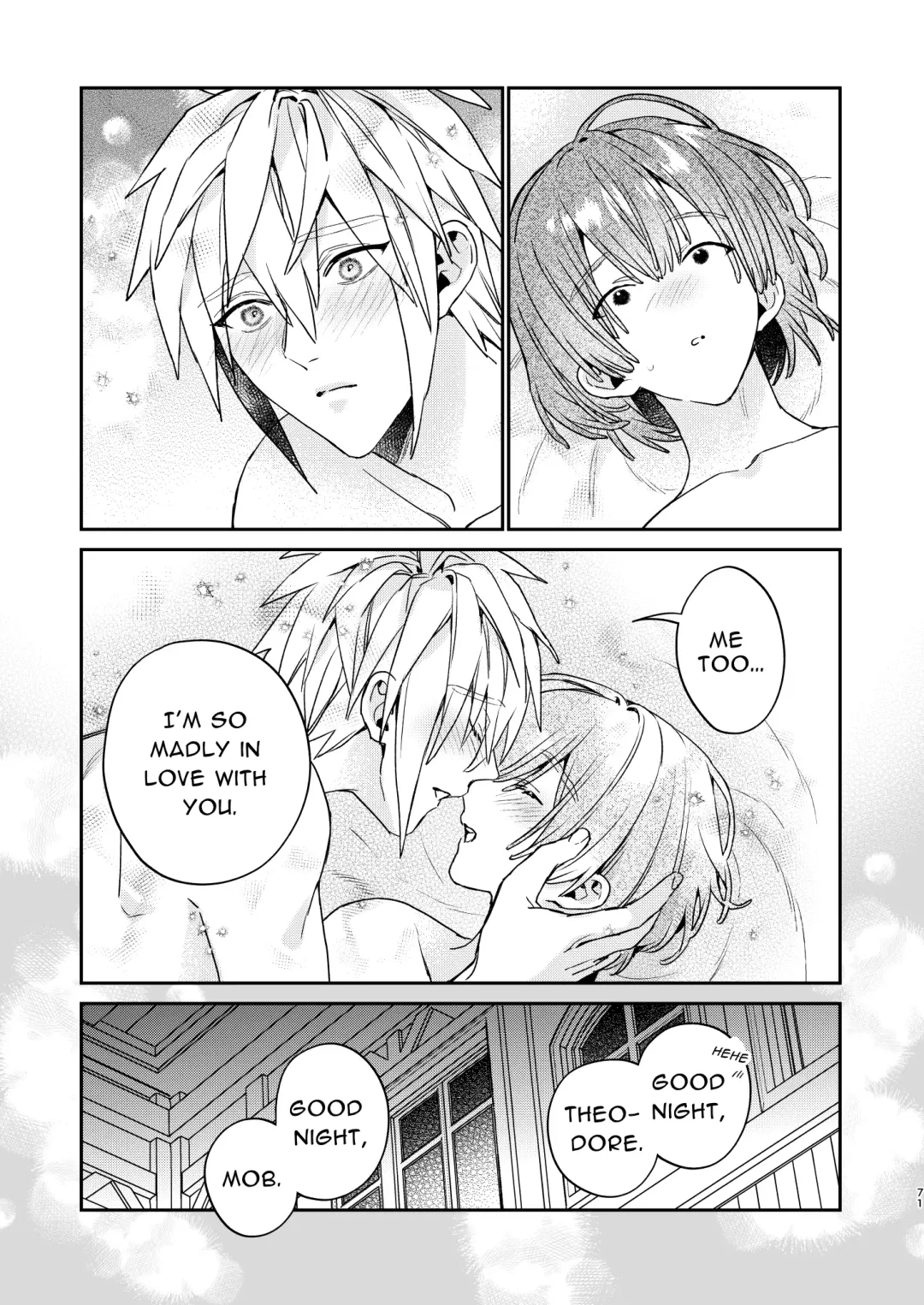 [Oova Akiru] Tensei Mob wa BL-gee no Sekai de Hamerare Kouryakusaremashita!? 3 | Sex with the Love Interest! But I'm an NPC! 3 Fhentai - Page 71