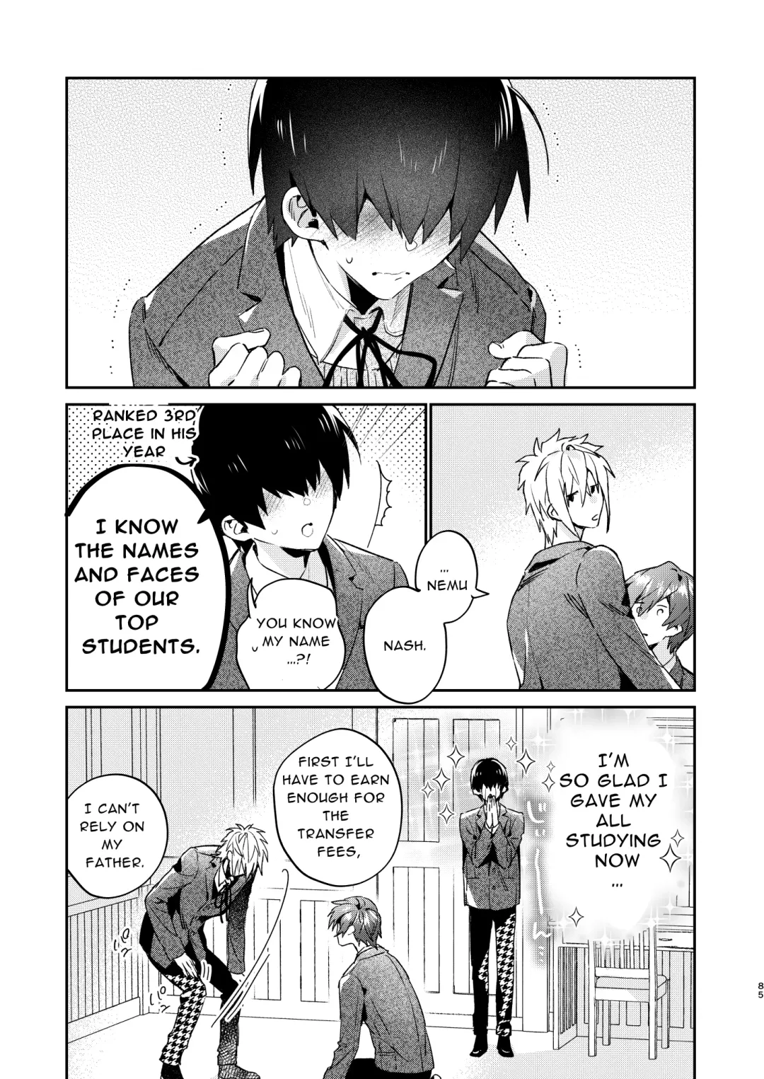 [Oova Akiru] Tensei Mob wa BL-gee no Sekai de Hamerare Kouryakusaremashita!? 3 | Sex with the Love Interest! But I'm an NPC! 3 Fhentai - Page 85