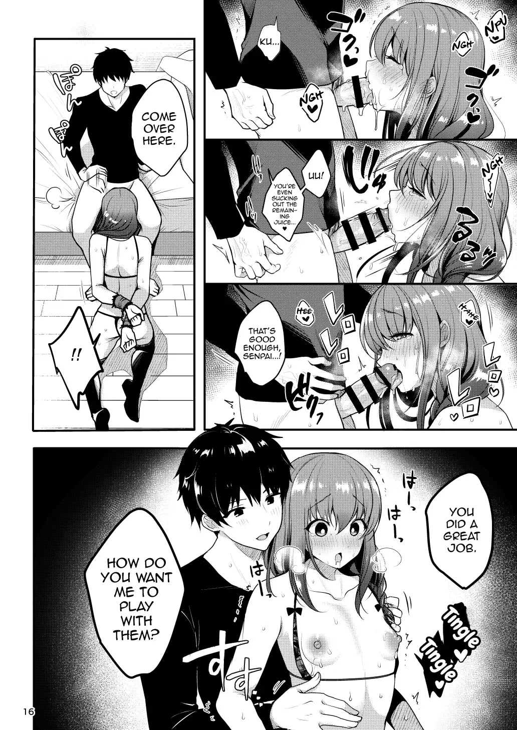 [Menoko] Senpai no Oppai ~Gaman Hen~ Fhentai - Page 18