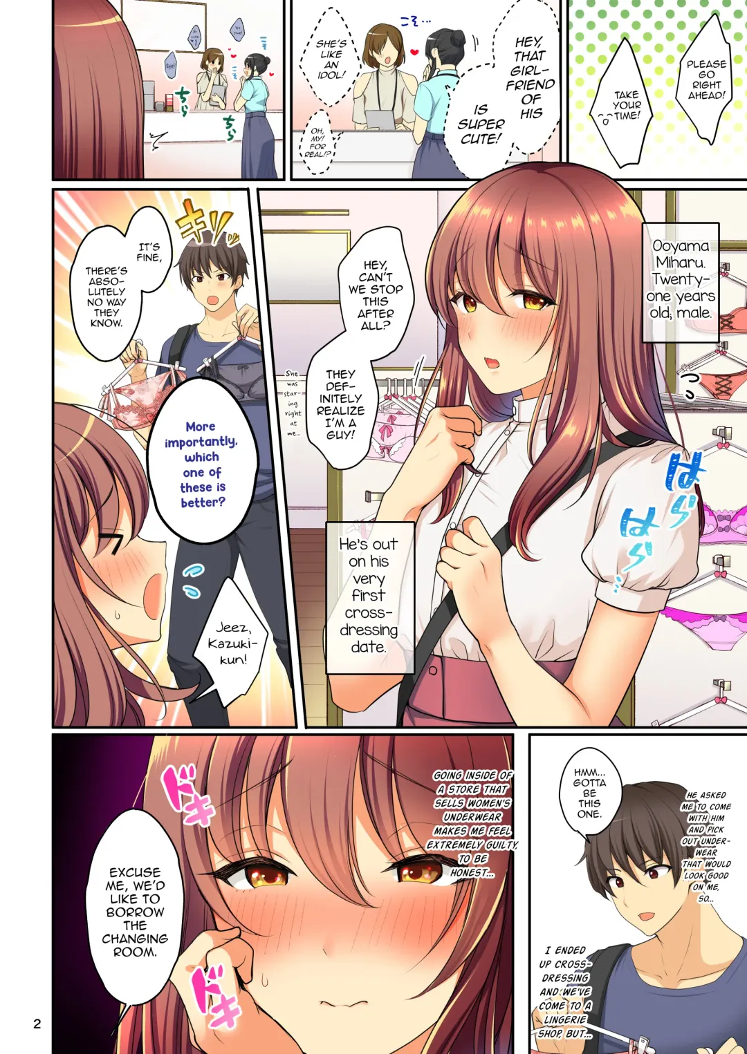 [Menoko] Senpai no Oppai ~Josou Date Hen~ Fhentai - Page 3