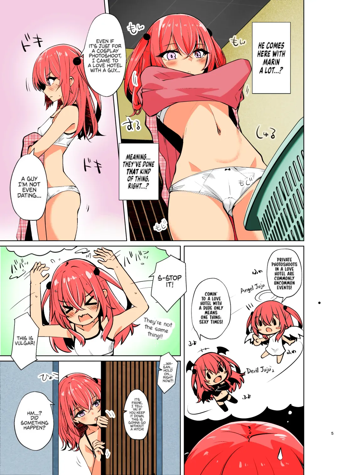 [Shirosuzu] Hokomi 0 Yen Layer Futari Tsuki | Fucking Two Cosplayers For Free at a Love Hotel Fhentai - Page 5