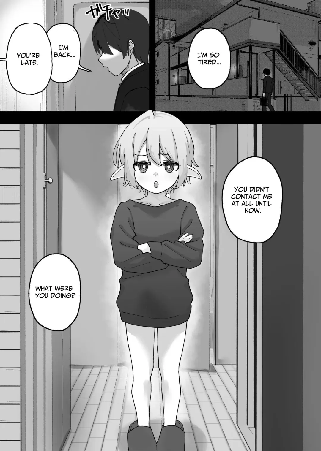 [Kayashishi] Mesugaki Elf o Mechakucha ni Suru Hanashi | Elf Girl Gets Rekt Fhentai - Page 2