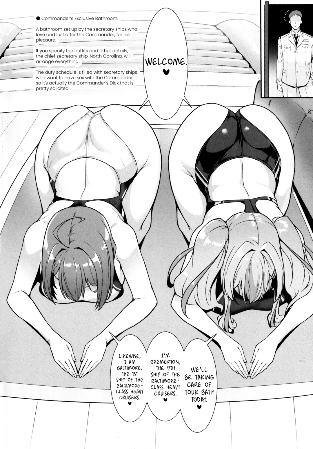 [Halcon] Shikikan Senyou Baltimore-kyuu Kyouei Mizugi Soapland | Commander's Exclusive Baltimore-class Racing Swimsuit Soapland Fhentai - Page 3