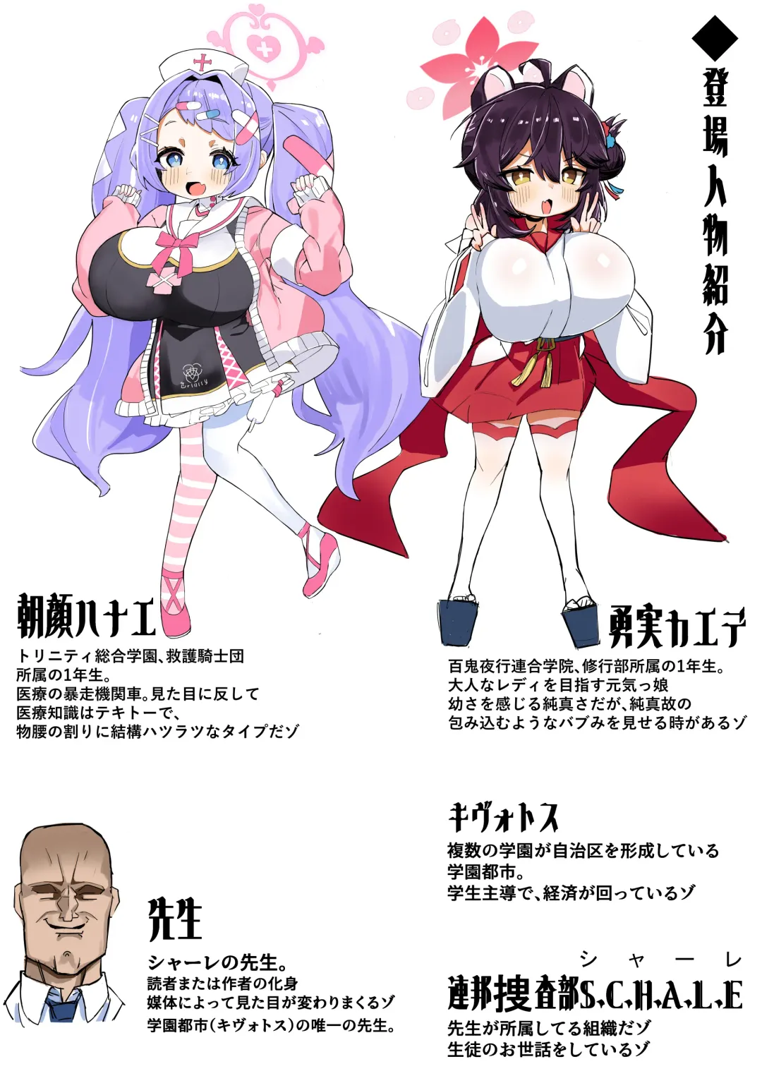 [Kinzoku Koutaku] SCHALE Omanko Iinkai ~Puni Loli Kyonyuu Gohoushi Niku Onaho~ Fhentai - Page 2