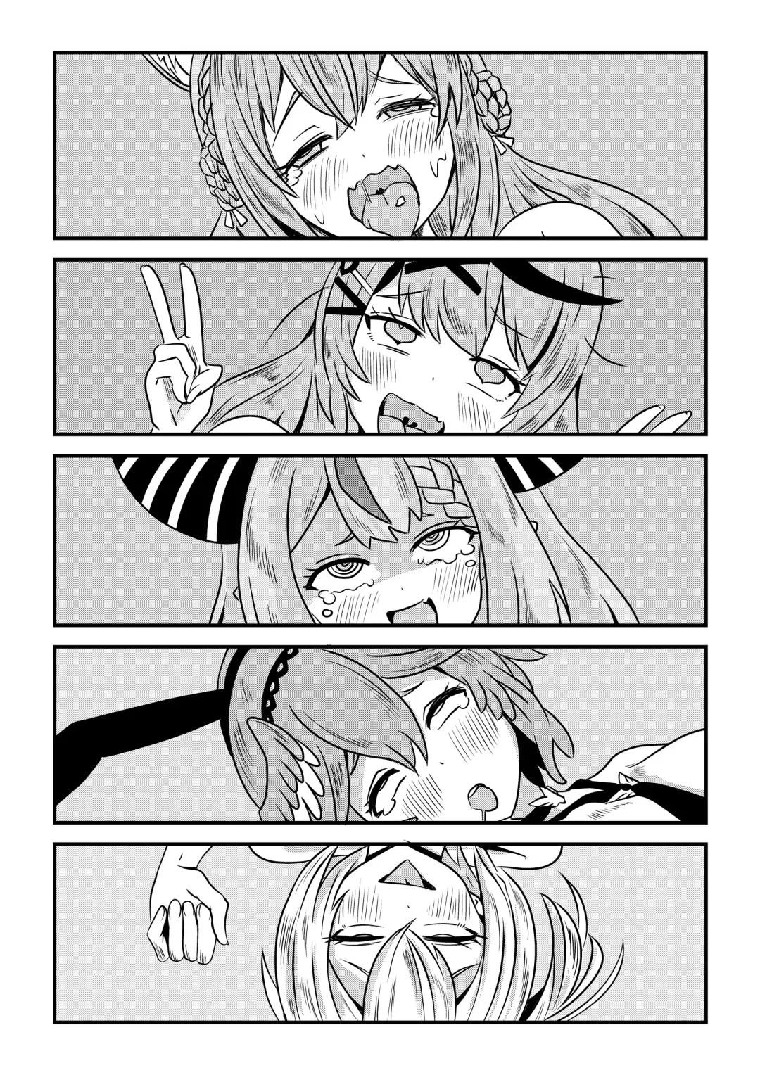 [Misutake] Eeh! Konya wa holoX no Fan Meeting?! Deru no ka? "Wagahai" mo!? Fhentai - Page 51