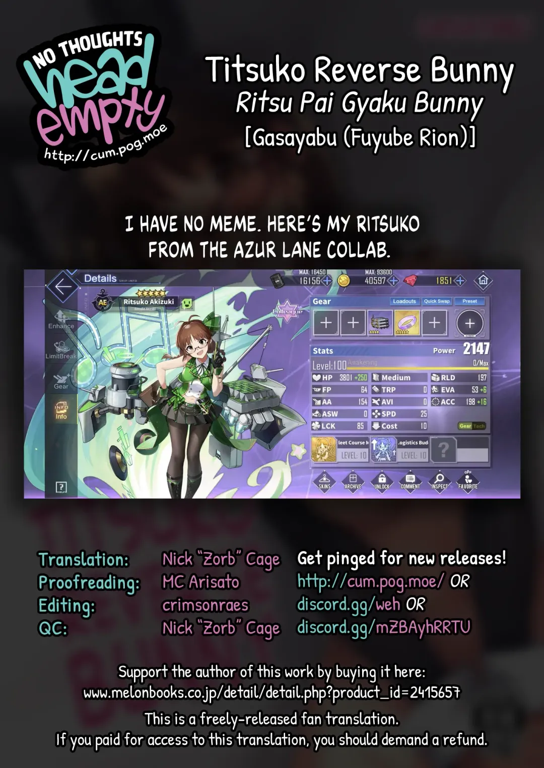 [Fuyube Rion] Ritsu Pai Gyaku Bunny | Titsuko Reverse Bunny Fhentai - Page 19