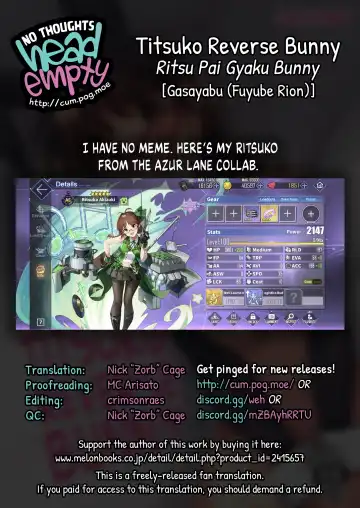 [Fuyube Rion] Ritsu Pai Gyaku Bunny | Titsuko Reverse Bunny Fhentai - Page 19
