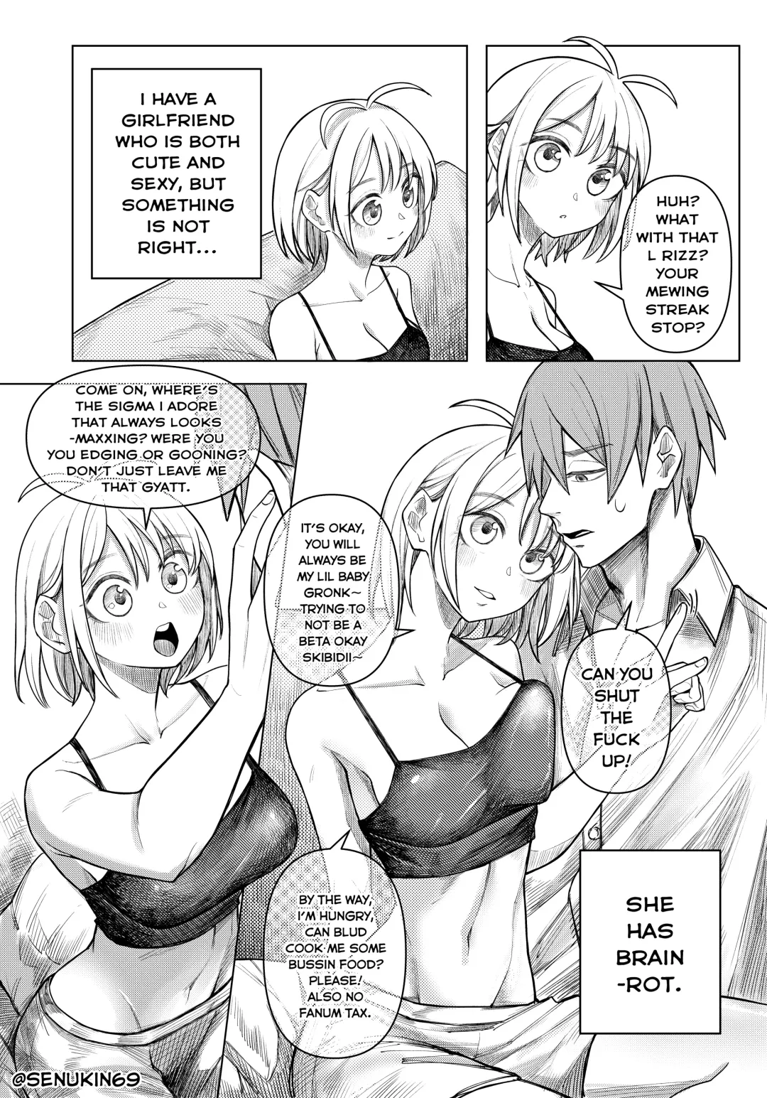 [Hornee Borgar] Brainrot Girlfriend Fhentai - Page 3