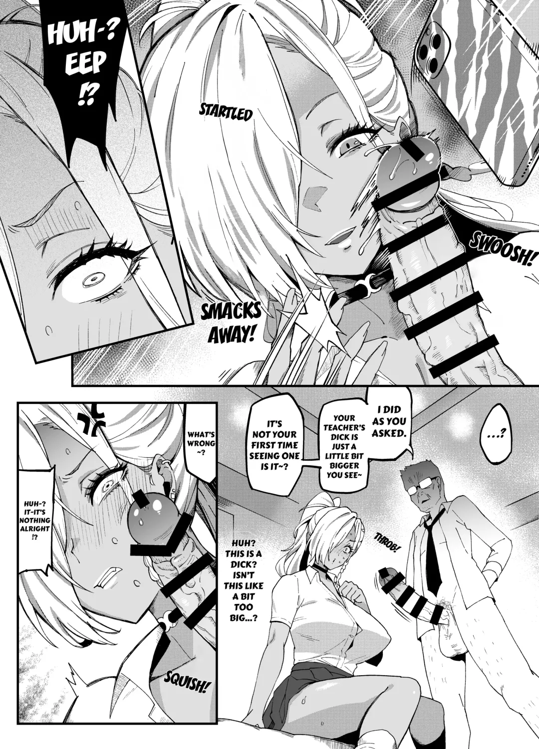 [Poccora] Mucchiri Dekkai Tsuyo Tsuyo Bitch Gal o Wakaraseru | Making the Tall Plump Tough Bitch Gal understand her Place Fhentai - Page 11