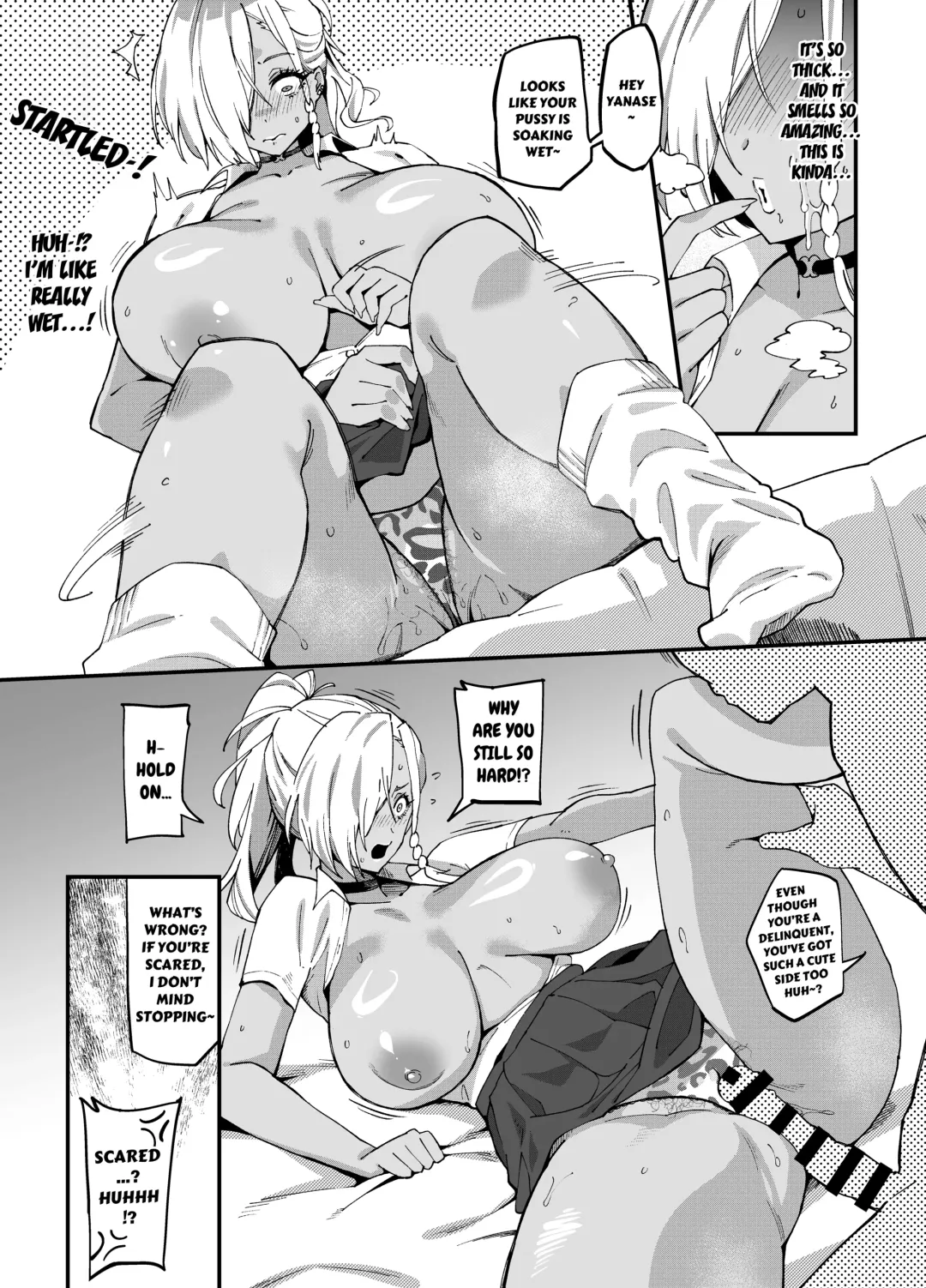 [Poccora] Mucchiri Dekkai Tsuyo Tsuyo Bitch Gal o Wakaraseru | Making the Tall Plump Tough Bitch Gal understand her Place Fhentai - Page 15