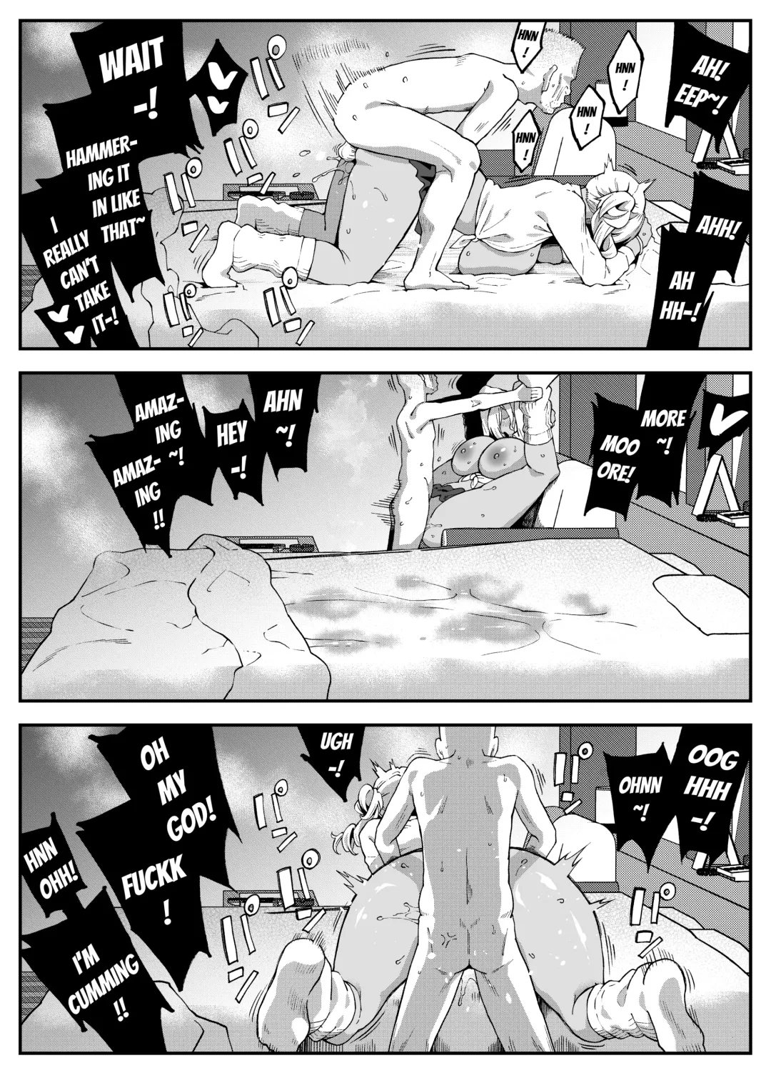 [Poccora] Mucchiri Dekkai Tsuyo Tsuyo Bitch Gal o Wakaraseru | Making the Tall Plump Tough Bitch Gal understand her Place Fhentai - Page 52