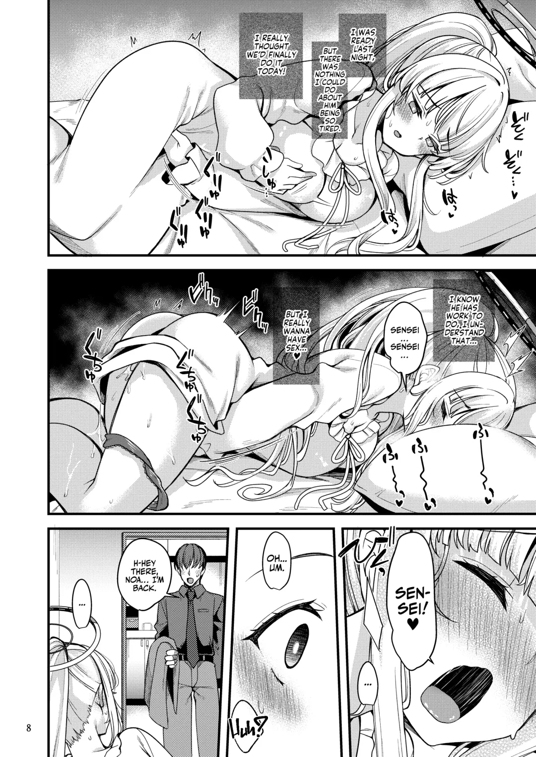 [Gokubuto Mayuge] Ryuukakusan Nodoame (Gokubuto Mayuge)] Sensei Issho ni Oyasumi Shimasen ka | Sensei, Would You Like to Sleep Together? Fhentai - Page 7