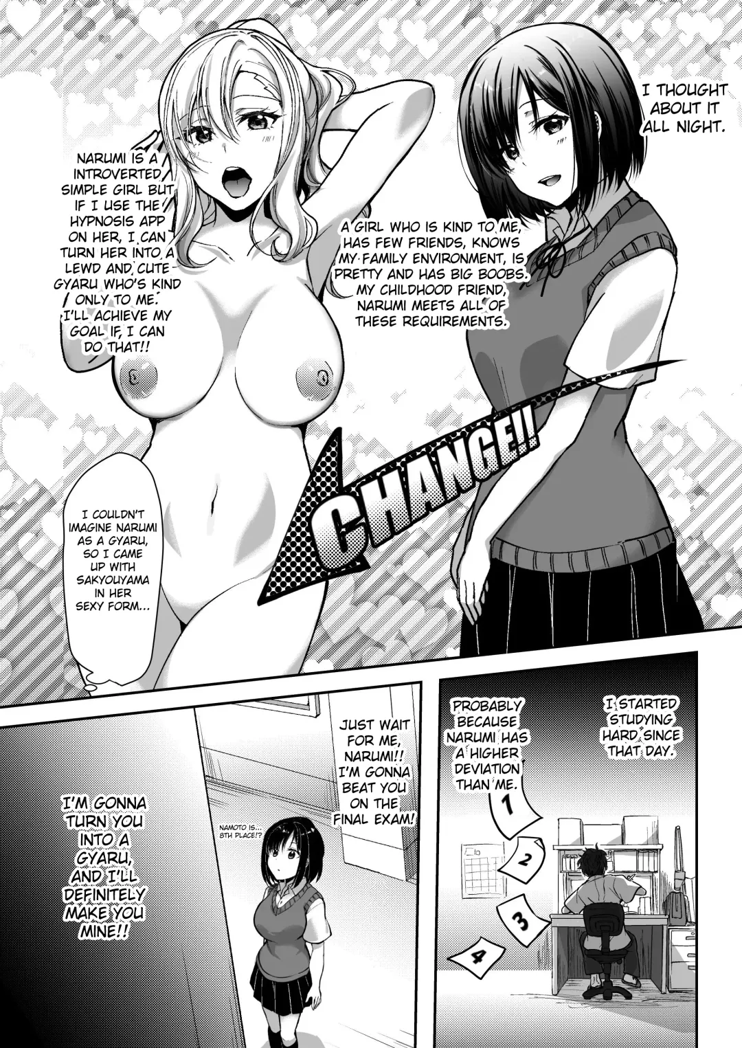 [Ueto Seri] MistakeR ~Jimi de Kyonyuu na Osananjimi wo Saimin Appli de Risou no Ero-gal ni Kaizou Shite Koibito ni Suru Keikaku~ Fhentai - Page 5