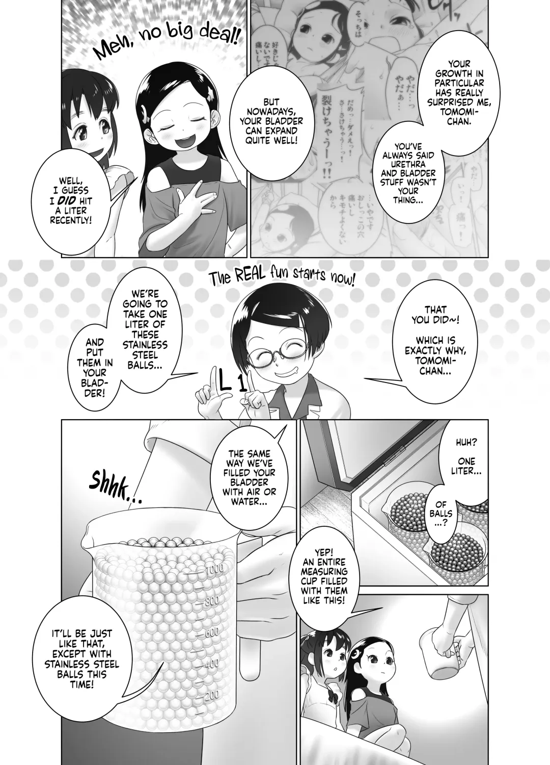 [Ogu] Hokenshitsu no Oshikko Sensei - Mone to Tomo-chan no Koudou Nyoudou Shinsatsu no Hi | Oshikko Sensei, School Nurse - Mone and Tomo-chan's Mutual Urethral Checkup! (decensored) Fhentai.net - Page 18