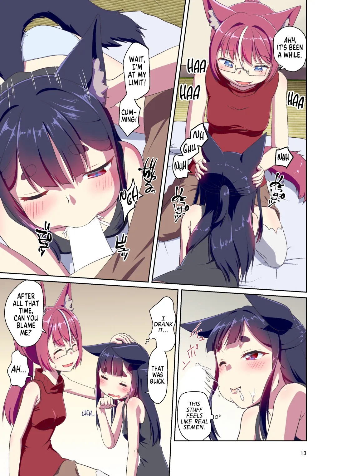 [Fumotono Mikoto] Me ga Sametara Kemomimi Shoujo ni Natteita Ohanashi 2 | How I Woke Up as a Girl With Animal Ears Pt.2 Fhentai - Page 13