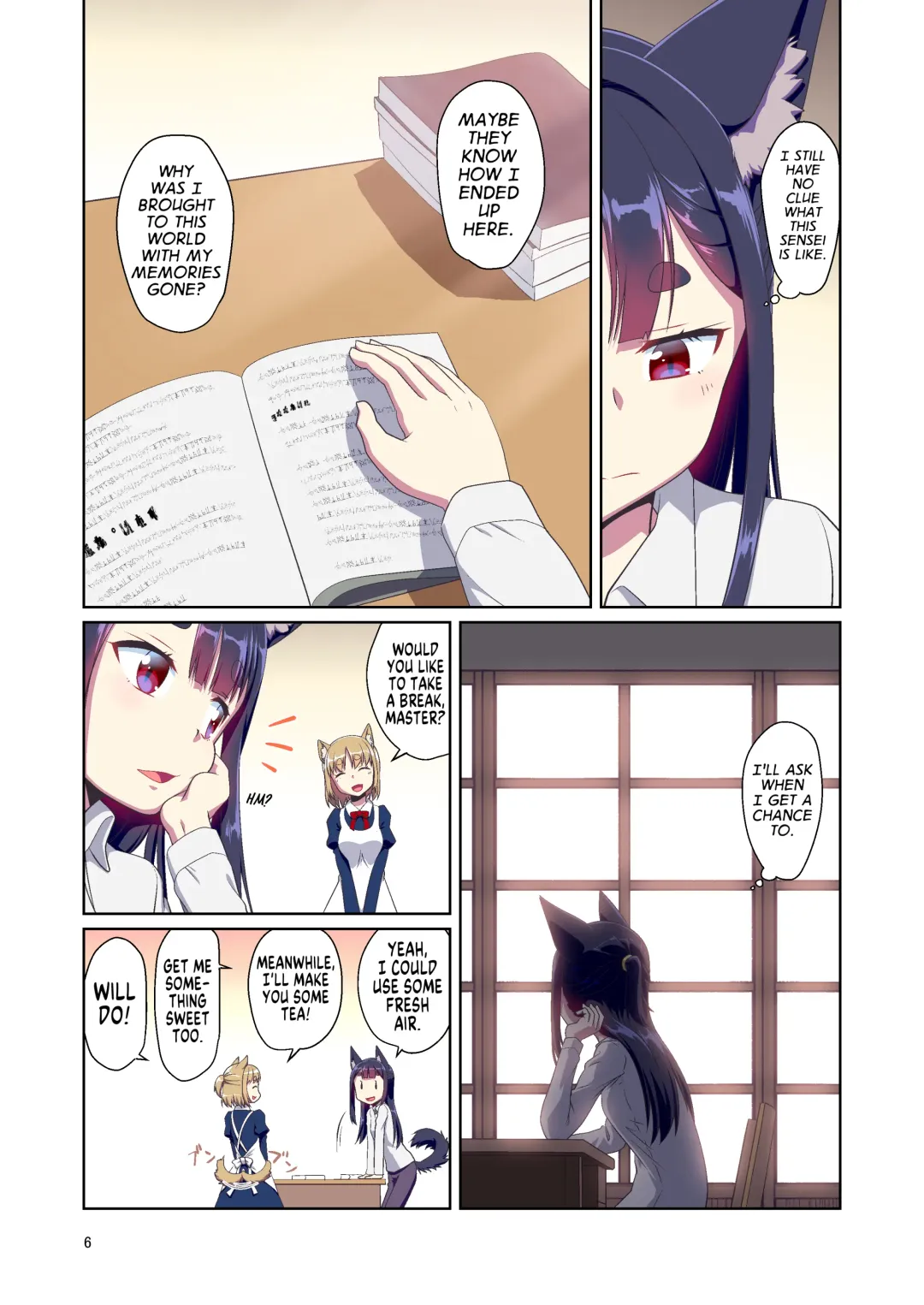 [Fumotono Mikoto] Me ga Sametara Kemomimi Shoujo ni Natteita Ohanashi 2 | How I Woke Up as a Girl With Animal Ears Pt.2 Fhentai - Page 6