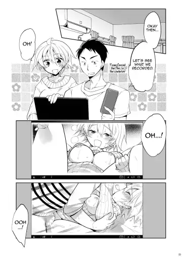 [Matsumoto Mitohi.] Q.N.A. Kyuu ni Nyotaika shita node Otoko Tomodachi to Self AV Totte mita. Fhentai - Page 23