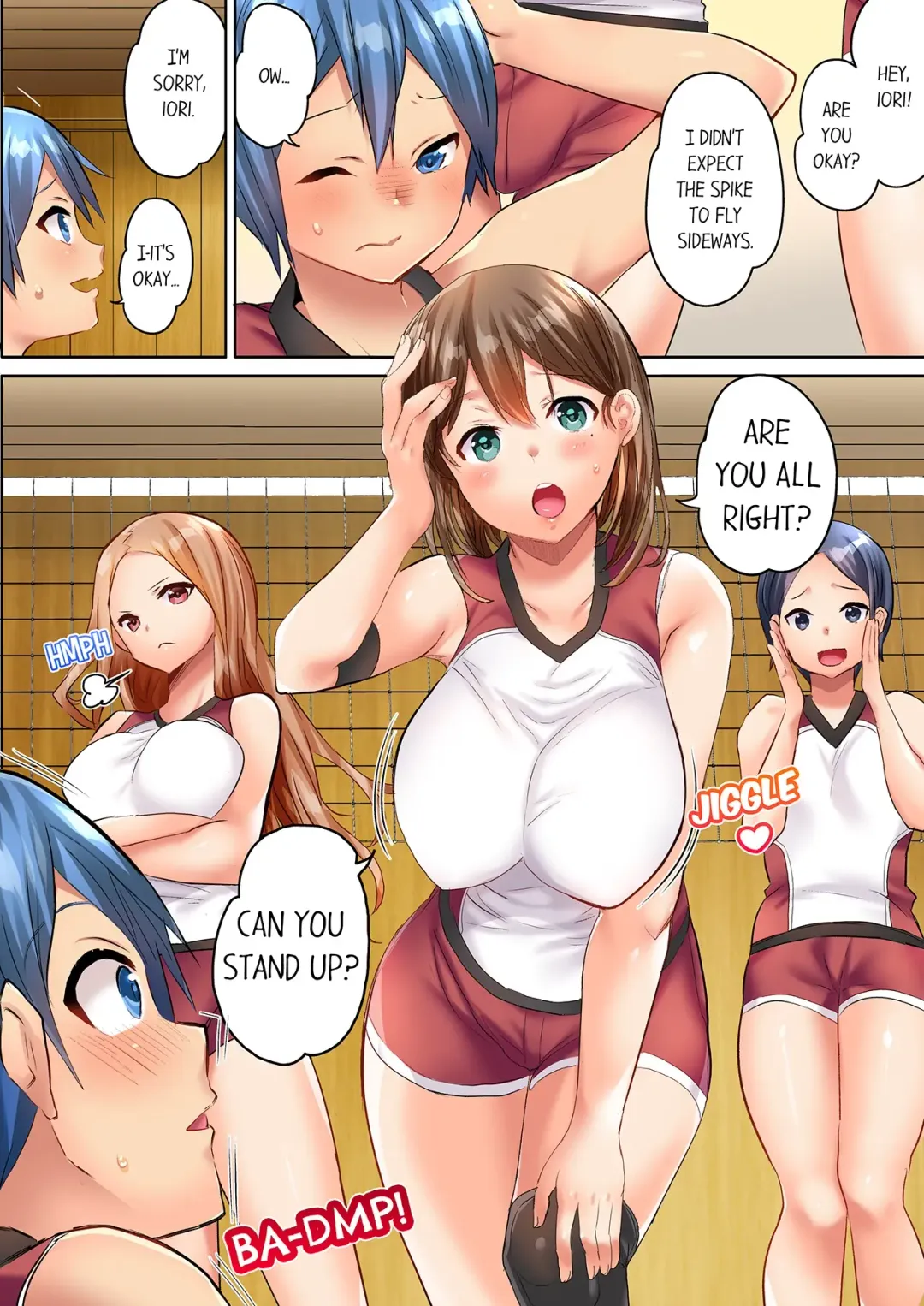 [Kazutaro] Hitozuma Volley-bu no Asedaku SEX ~Shower Abinagara Mitchaku Shichau? 1-3 | Married Women's Volleyball Club Sweaty Sex - We're Being Glued Together While Taking A Shower? 1-3 Fhentai.net - Page 3