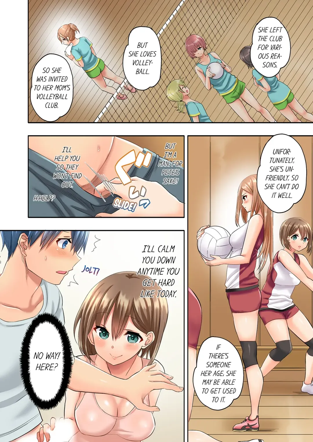 [Kazutaro] Hitozuma Volley-bu no Asedaku SEX ~Shower Abinagara Mitchaku Shichau? 1-3 | Married Women's Volleyball Club Sweaty Sex - We're Being Glued Together While Taking A Shower? 1-3 Fhentai.net - Page 35