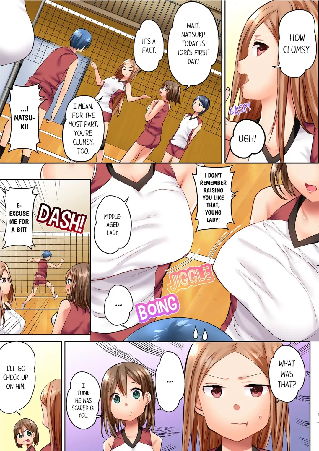 [Kazutaro] Hitozuma Volley-bu no Asedaku SEX ~Shower Abinagara Mitchaku Shichau? 1-3 | Married Women's Volleyball Club Sweaty Sex - We're Being Glued Together While Taking A Shower? 1-3 Fhentai.net - Page 4