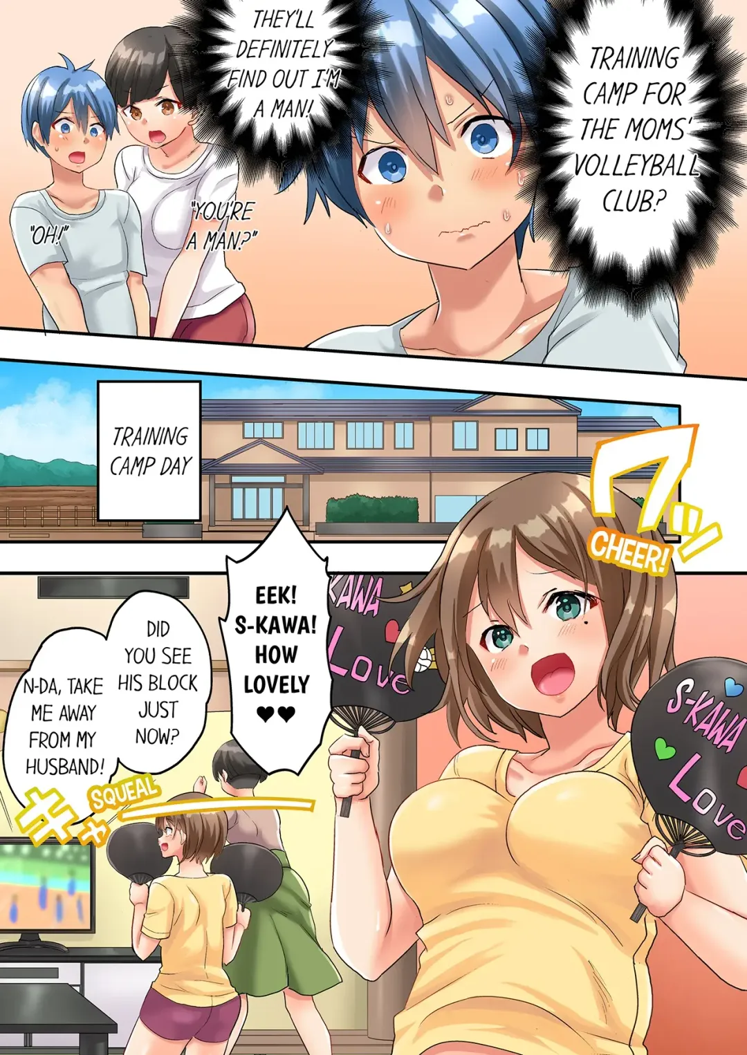 [Kazutaro] Hitozuma Volley-bu no Asedaku SEX ~Shower Abinagara Mitchaku Shichau? 1-3 | Married Women's Volleyball Club Sweaty Sex - We're Being Glued Together While Taking A Shower? 1-3 Fhentai.net - Page 54