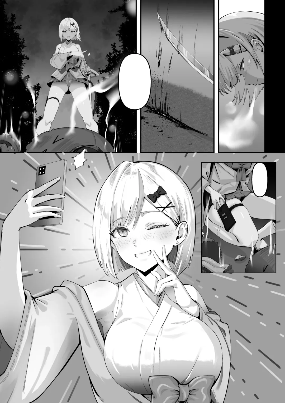 [Kyky] Shouninyokkyuu Tsuyotsuyo Taimashi wa Oppai Zeme saretemo Ittari Shinai Fhentai - Page 69
