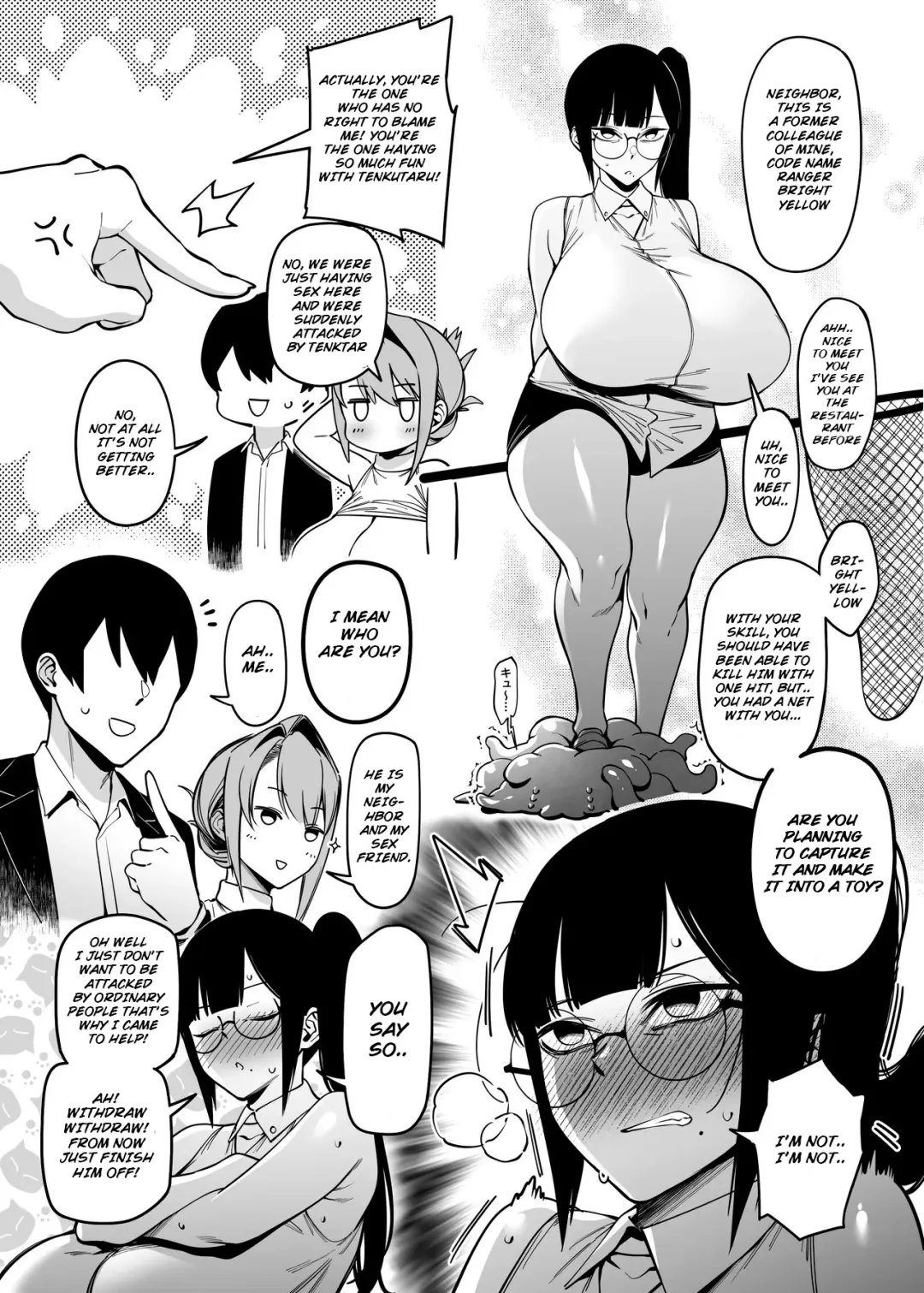 [Fan] Otonari-san wa Yami Soshiki ni Nikutai Kaizou sareta Moto Seigi Sentai Member deshita 3 Fhentai - Page 27