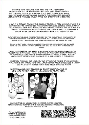 [Fan] Otonari-san wa Yami Soshiki ni Nikutai Kaizou sareta Moto Seigi Sentai Member deshita 3 Fhentai - Page 32