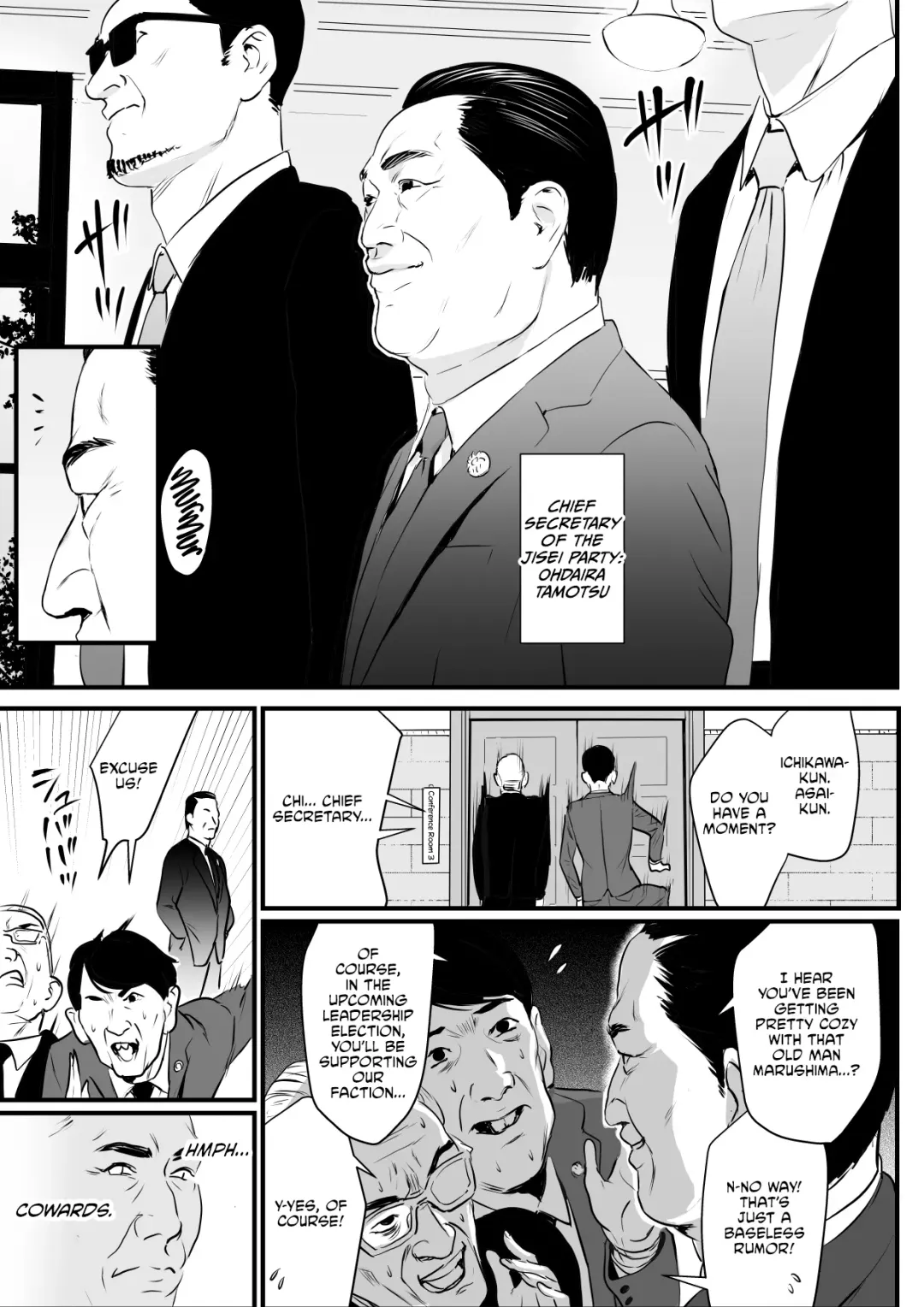 [Bloiler Yachou] Sesshuken Ch.3 (Final) Kokkai Giin no Tsuma o  Wakuchin Sesshu  to Itsuwatte Biyakuzuke ni suru Hanashi Fhentai.net - Page 7