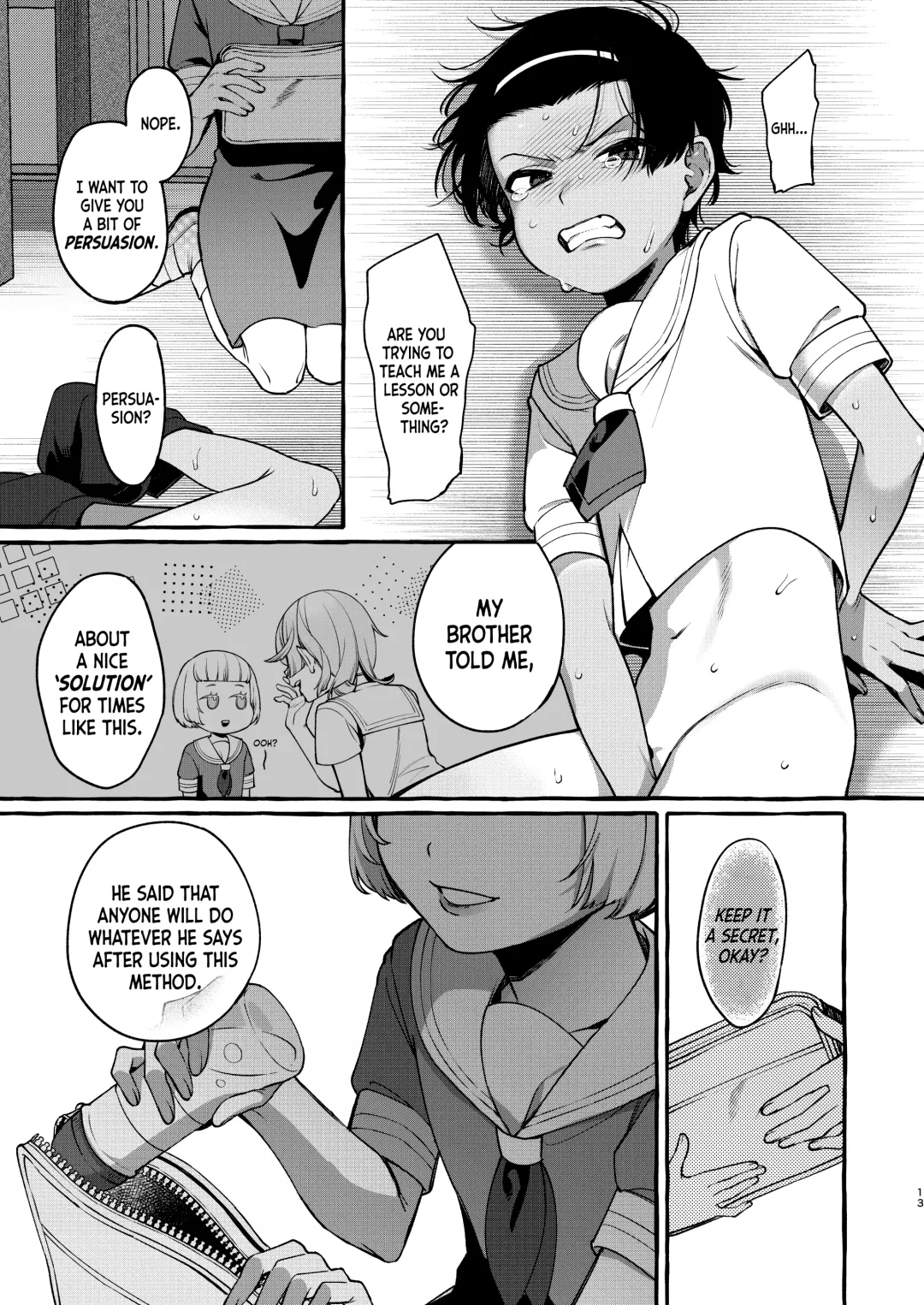 [Sugoku Zako] Ijimekko o Wakarasete Onnanoko ni Suru made｜Teaching the Bully a Lesson Until He Turns Into a Girl Fhentai - Page 13