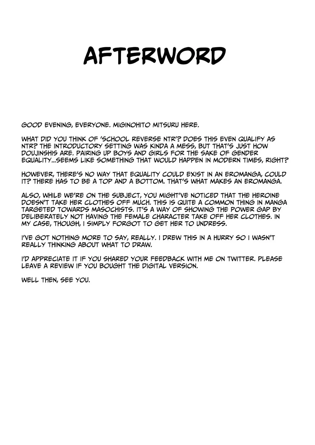 [Miginohito Mitsuru] Gakuen Gyaku NTR ~Suki na Hito ga Iru no ni Okasareru~ | School Reverse NTR ~I Got Raped Despite Having a Crush on Someone Else~ Fhentai - Page 42