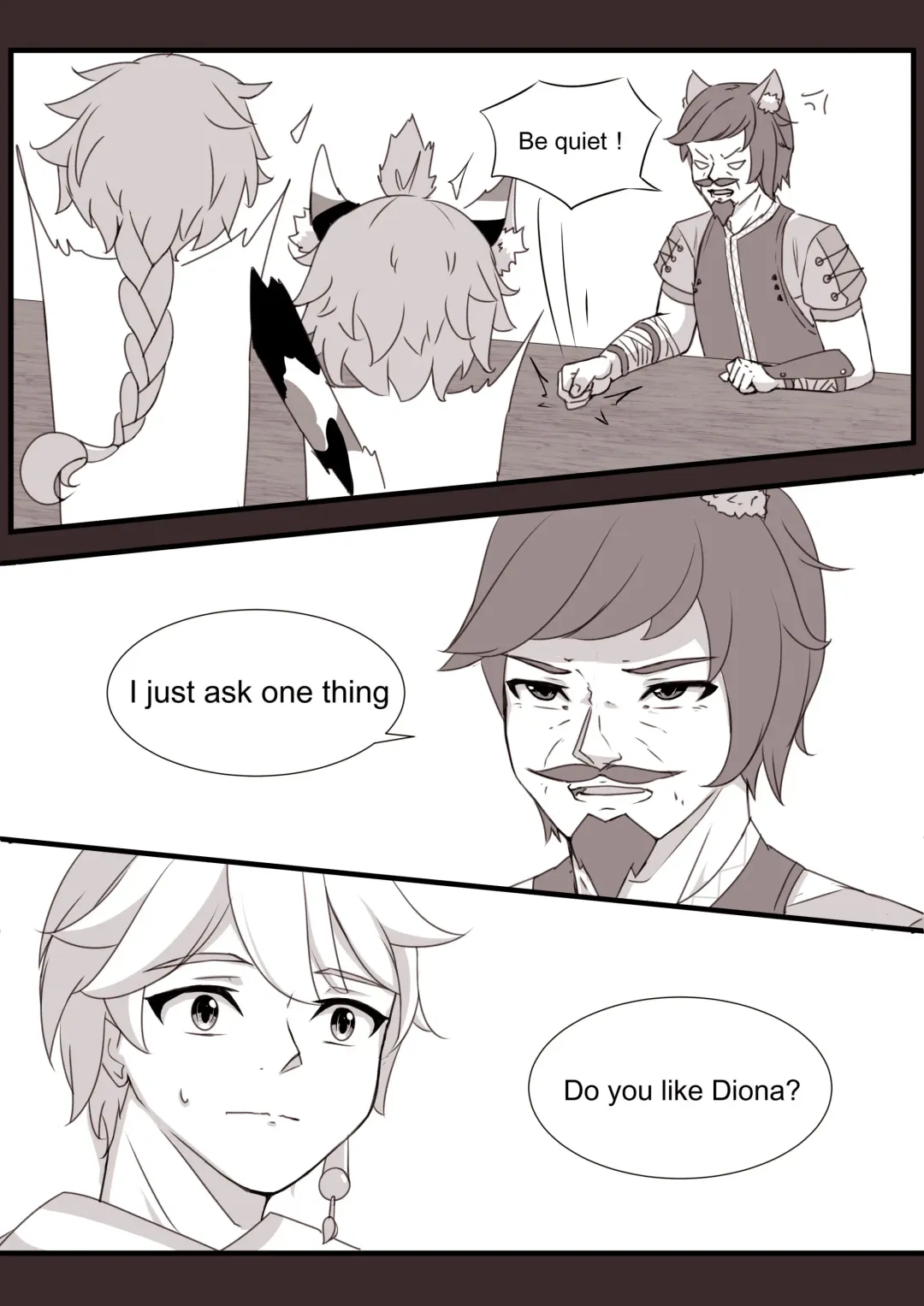 [Yamazaki Ginryu] Diona to no Nichijou -Saishuu Hen- | Daily Life with Diona -Final Chapter- Fhentai - Page 6