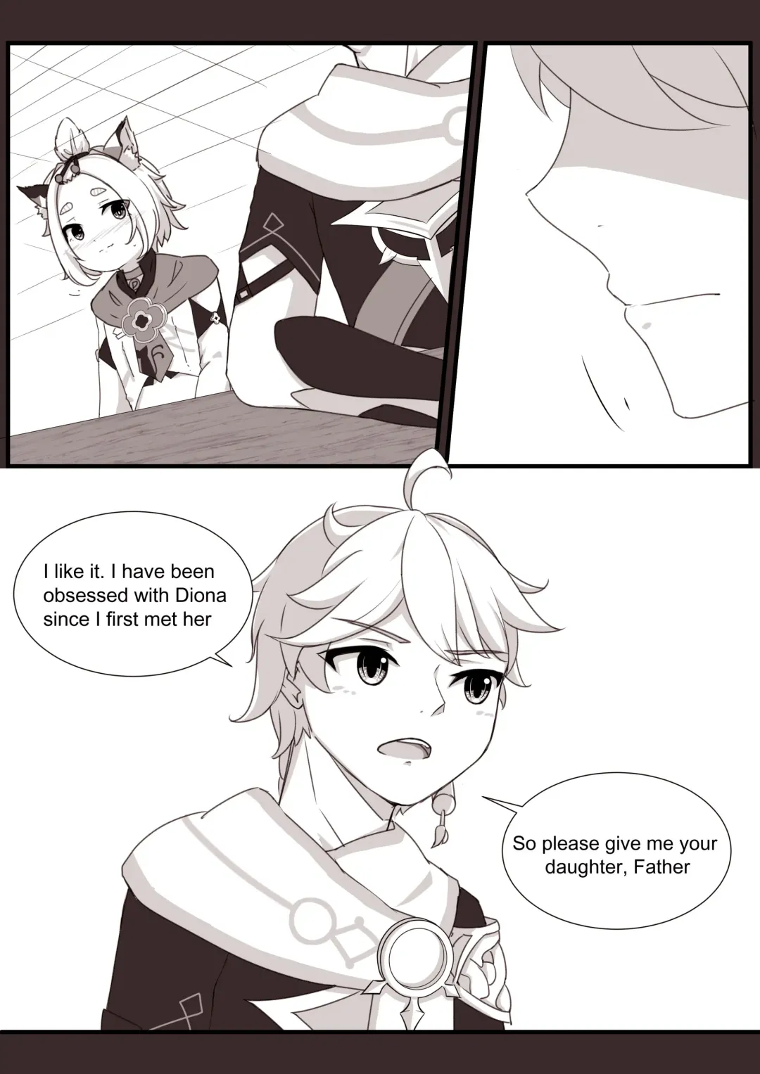 [Yamazaki Ginryu] Diona to no Nichijou -Saishuu Hen- | Daily Life with Diona -Final Chapter- Fhentai - Page 7