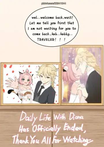 [Yamazaki Ginryu] Diona to no Nichijou -Saishuu Hen- | Daily Life with Diona -Final Chapter- Fhentai - Page 42