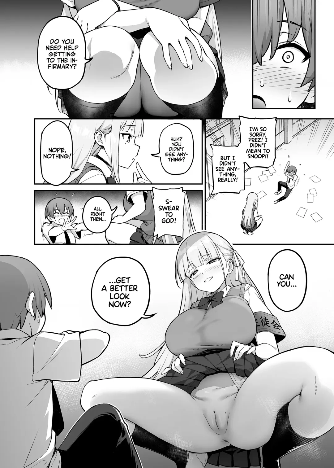 [Try] Akogare no Seitokaichou ga Kyonyuu Sugiru Ken | Our Beloved School Prez's TITS are too BIG! (decensored) Fhentai - Page 11