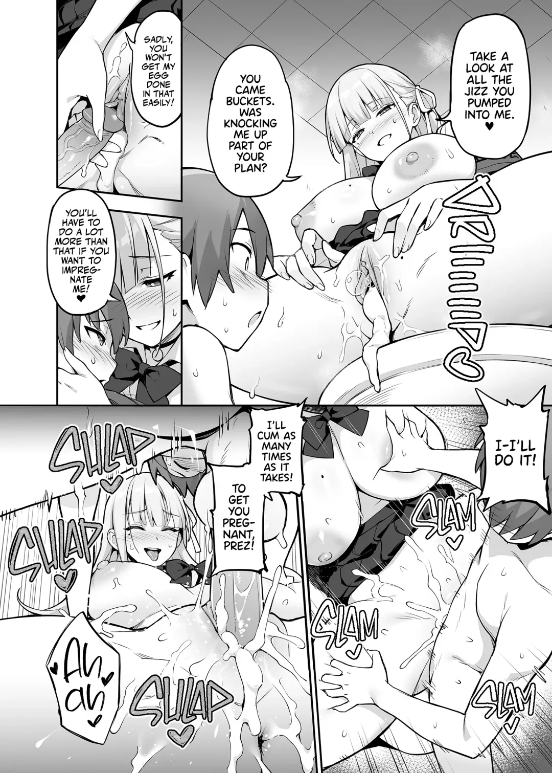 [Try] Akogare no Seitokaichou ga Kyonyuu Sugiru Ken | Our Beloved School Prez's TITS are too BIG! (decensored) Fhentai - Page 15