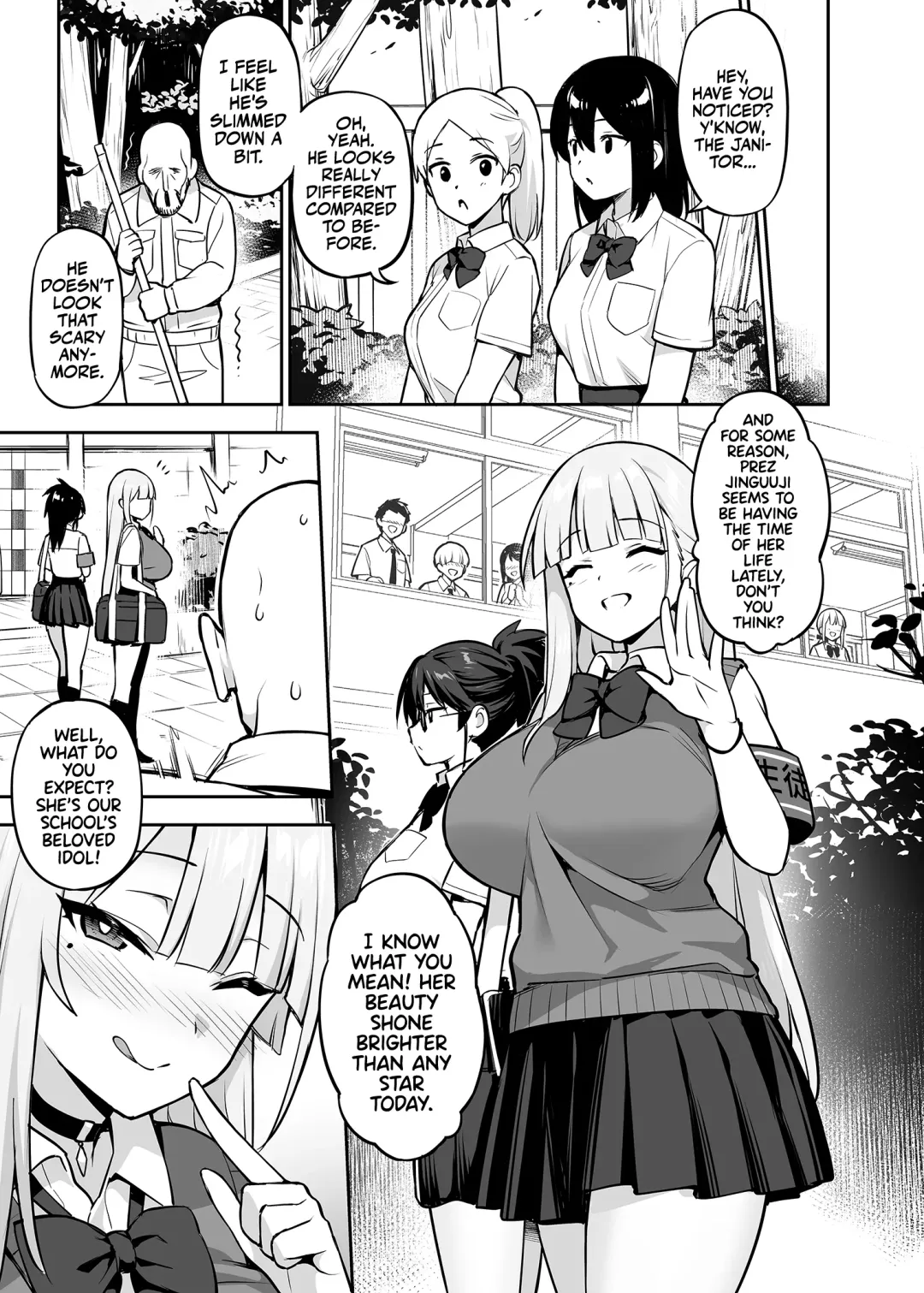 [Try] Akogare no Seitokaichou ga Kyonyuu Sugiru Ken | Our Beloved School Prez's TITS are too BIG! (decensored) Fhentai - Page 40