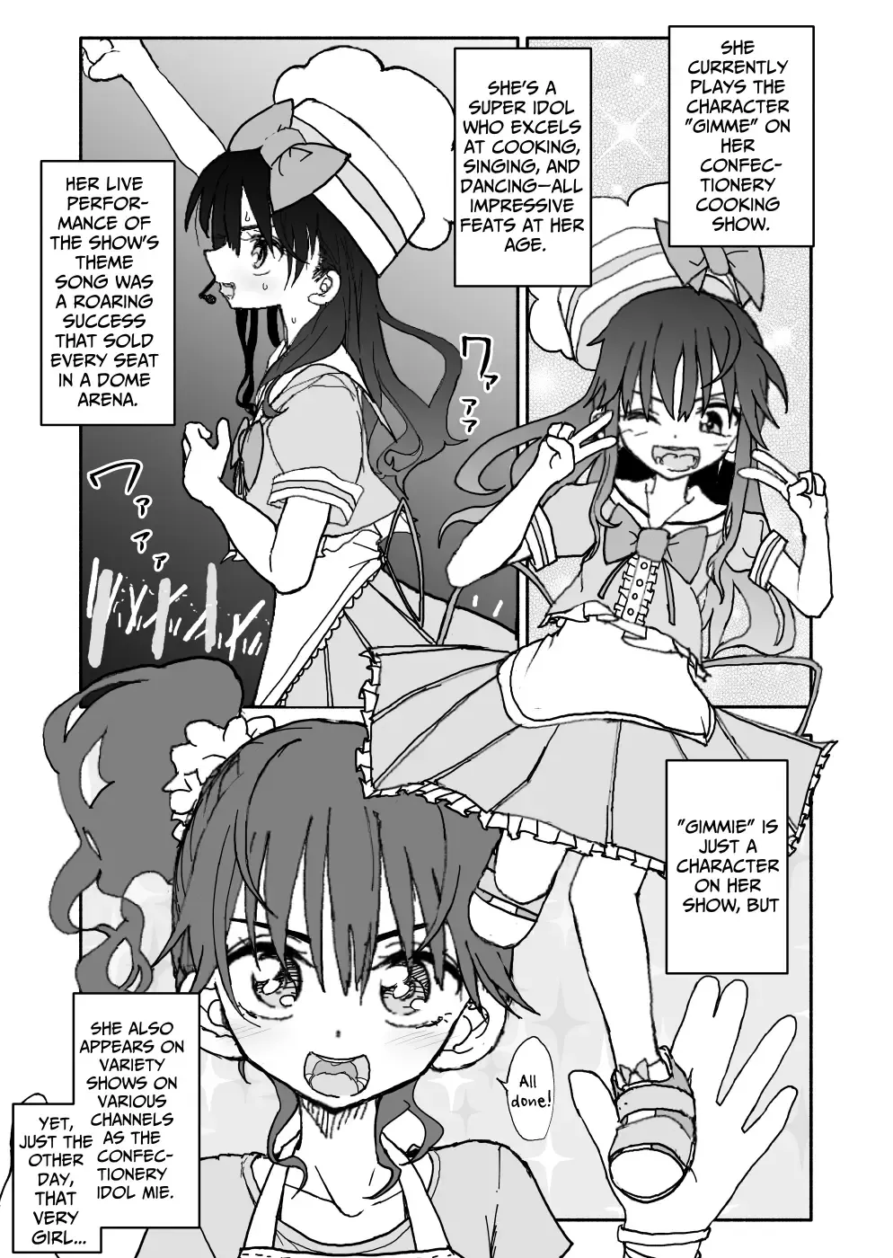 Okashi Tsukuri Idol Gimi! Ecchi na Himitsu no Tokkun Manga | Confectionery Idol Gimmie! Naughty Secret Training Manga Fhentai - Page 7