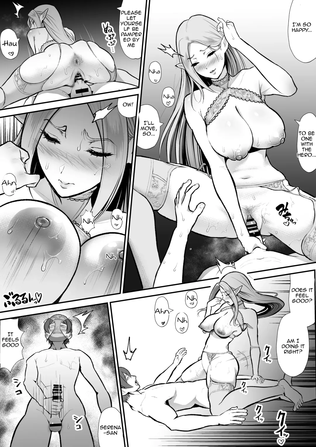 [Mona Liza] Cuckolded Elven Holy Maiden Serena, Falls into Anal Pleasure | Netorare Erufu no seijo shinkan serēna, anaru, kairaku ochi Fhentai - Page 24
