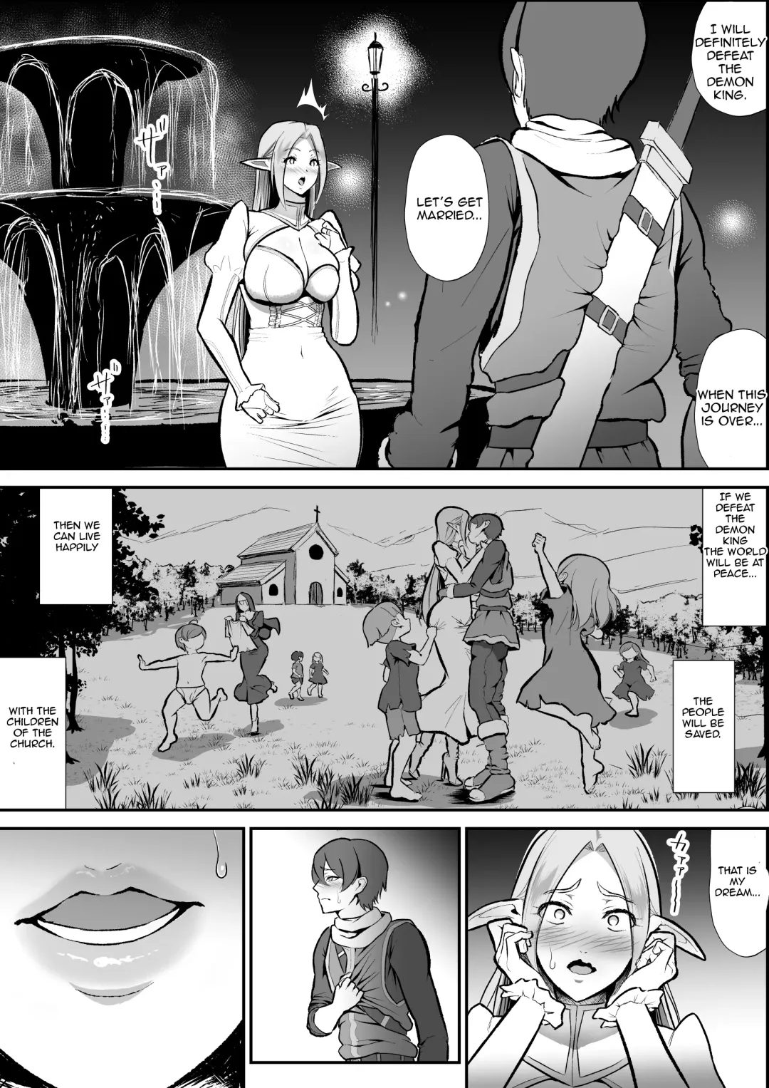 [Mona Liza] Cuckolded Elven Holy Maiden Serena, Falls into Anal Pleasure | Netorare Erufu no seijo shinkan serēna, anaru, kairaku ochi Fhentai - Page 8