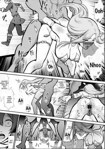 [Mona Liza] Cuckolded Elven Holy Maiden Serena, Falls into Anal Pleasure | Netorare Erufu no seijo shinkan serēna, anaru, kairaku ochi Fhentai - Page 48