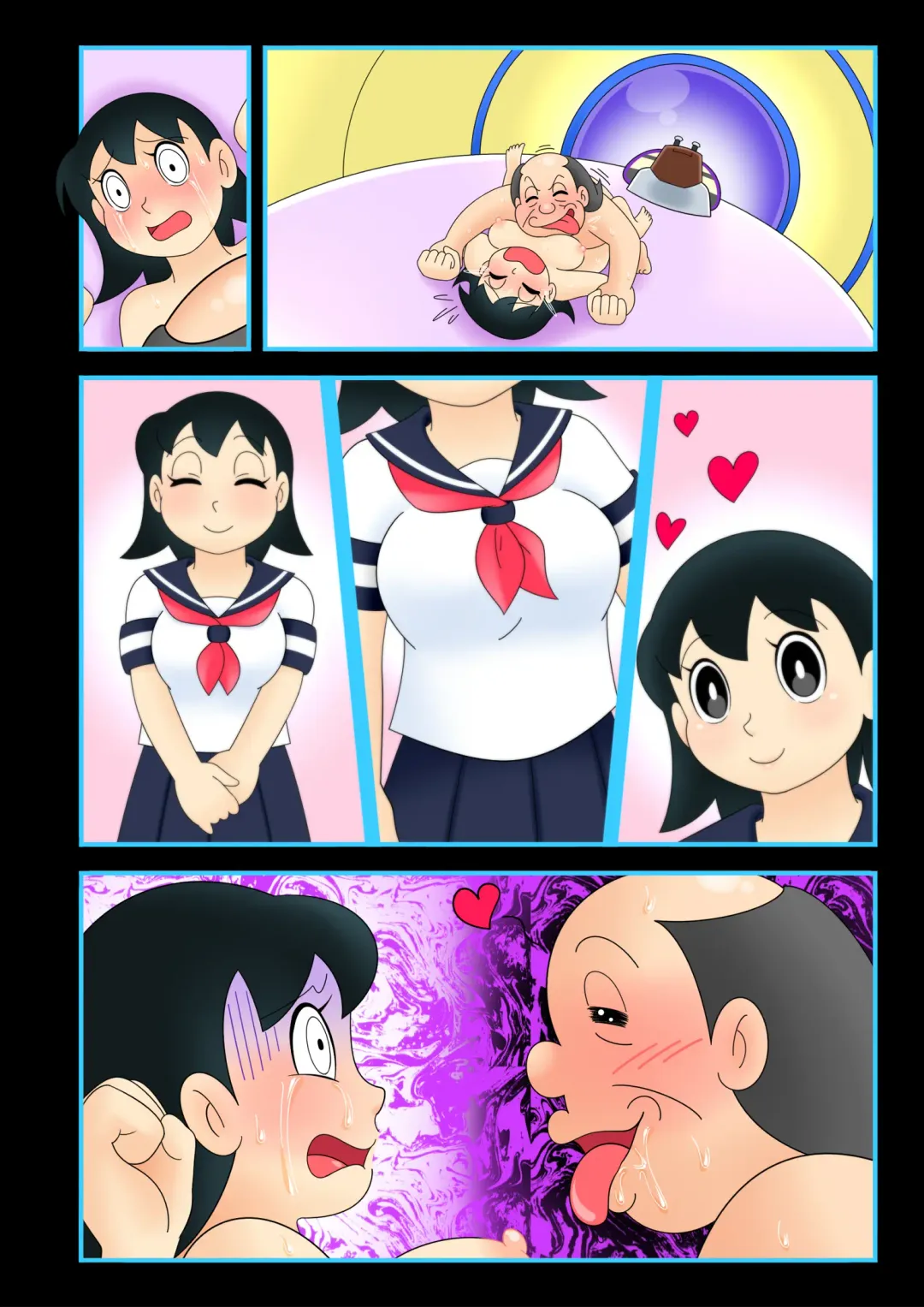 Yokubou Kaihou Taimu Mashin 【Mizuka-chan Hen】 Ojisan ni Haramaserareru Sukumei wo Seotta Bishoujo Fhentai - Page 81