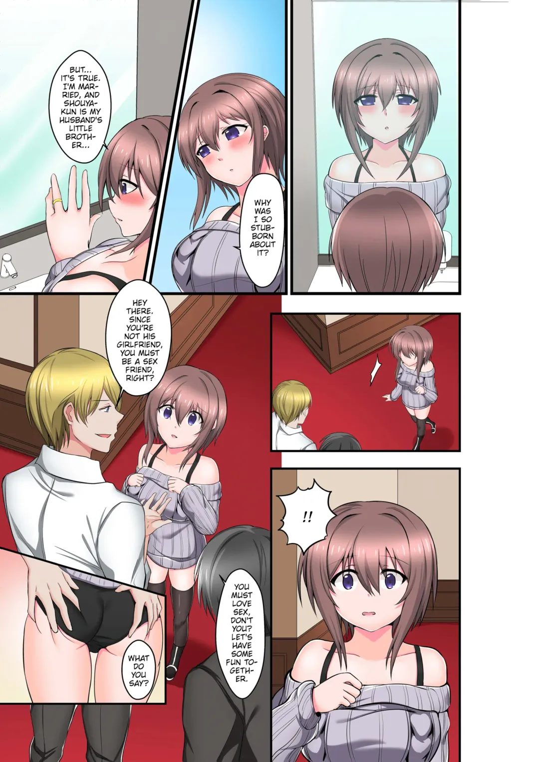 Dripping Wet Climax Massage - I'll Make You Cum Harder Than My Brother Can Ever Make You - (decensored) Fhentai - Page 57