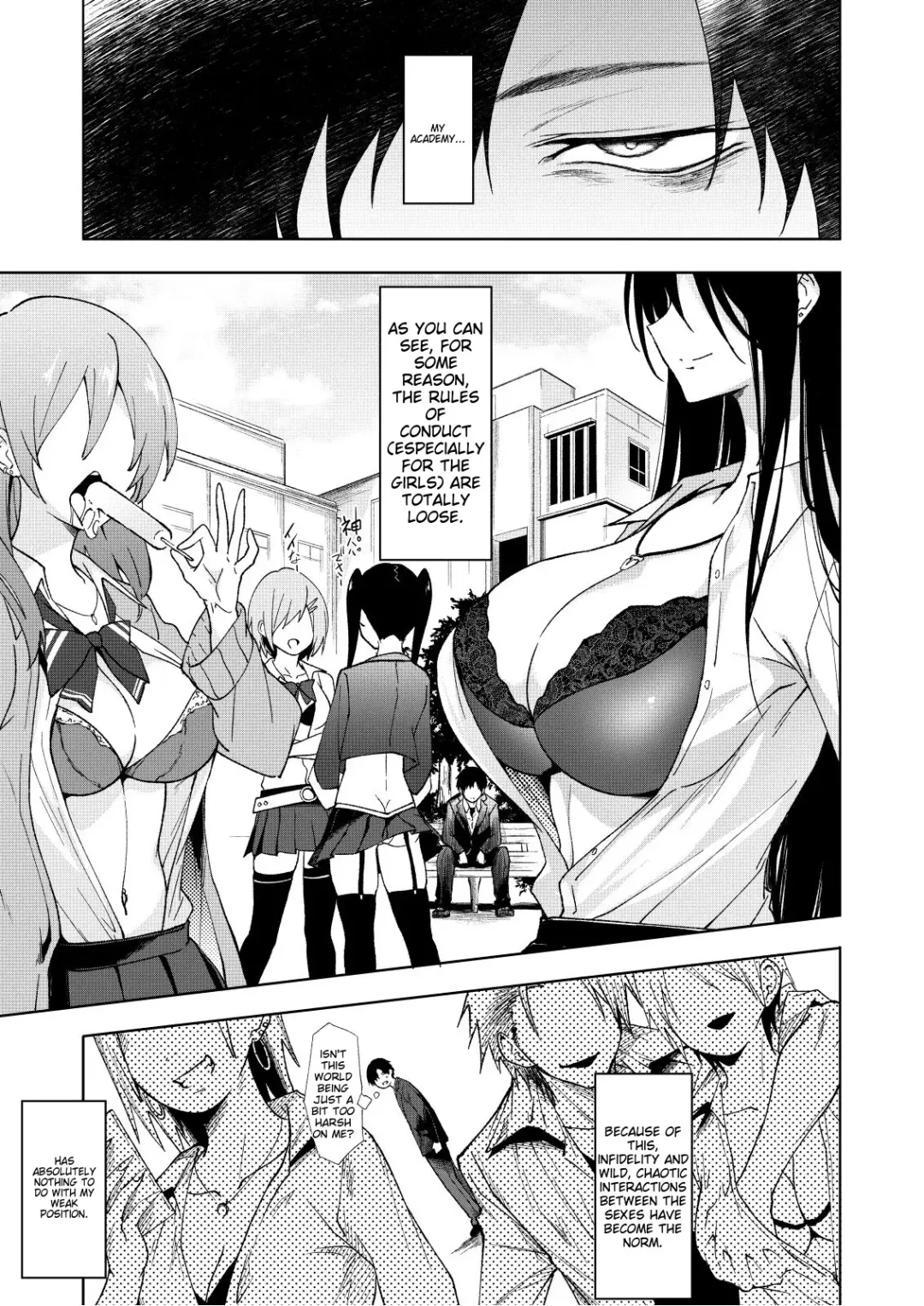 [Gelatin] DT ga Dosukebe Gal ni Fella Nuki Sakusei Namahame Sex de Moteasobareru. Fhentai - Page 2