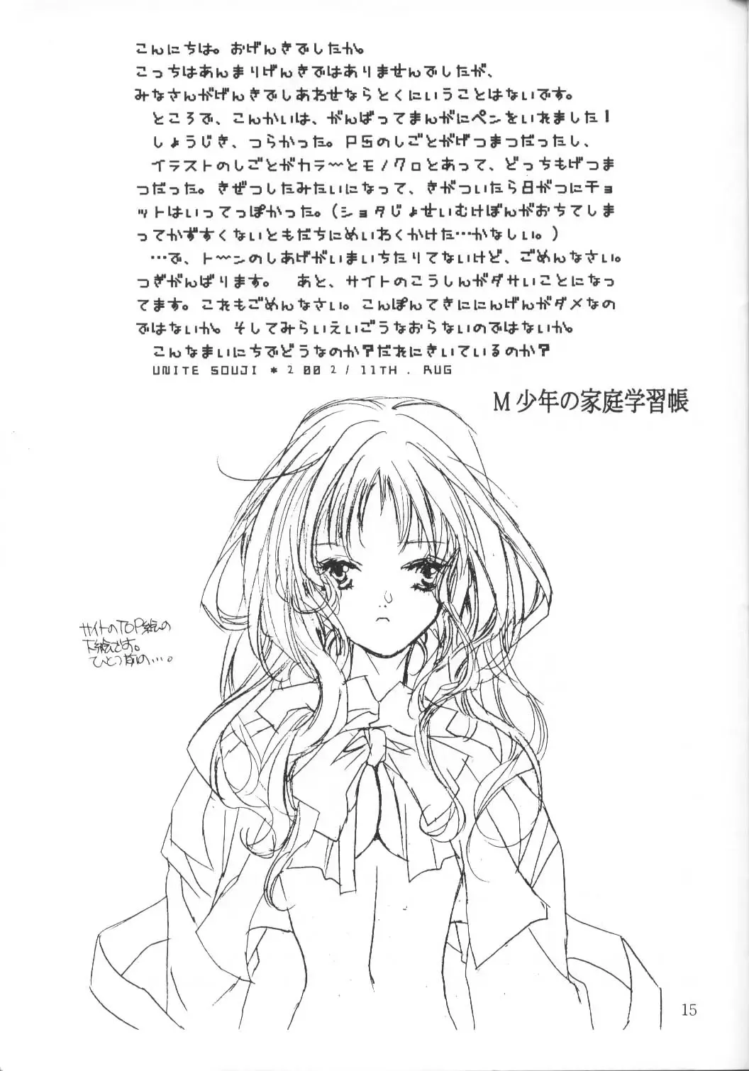 [Unite Souji] M Shounen no Katei Gakushuuchou Fhentai - Page 14