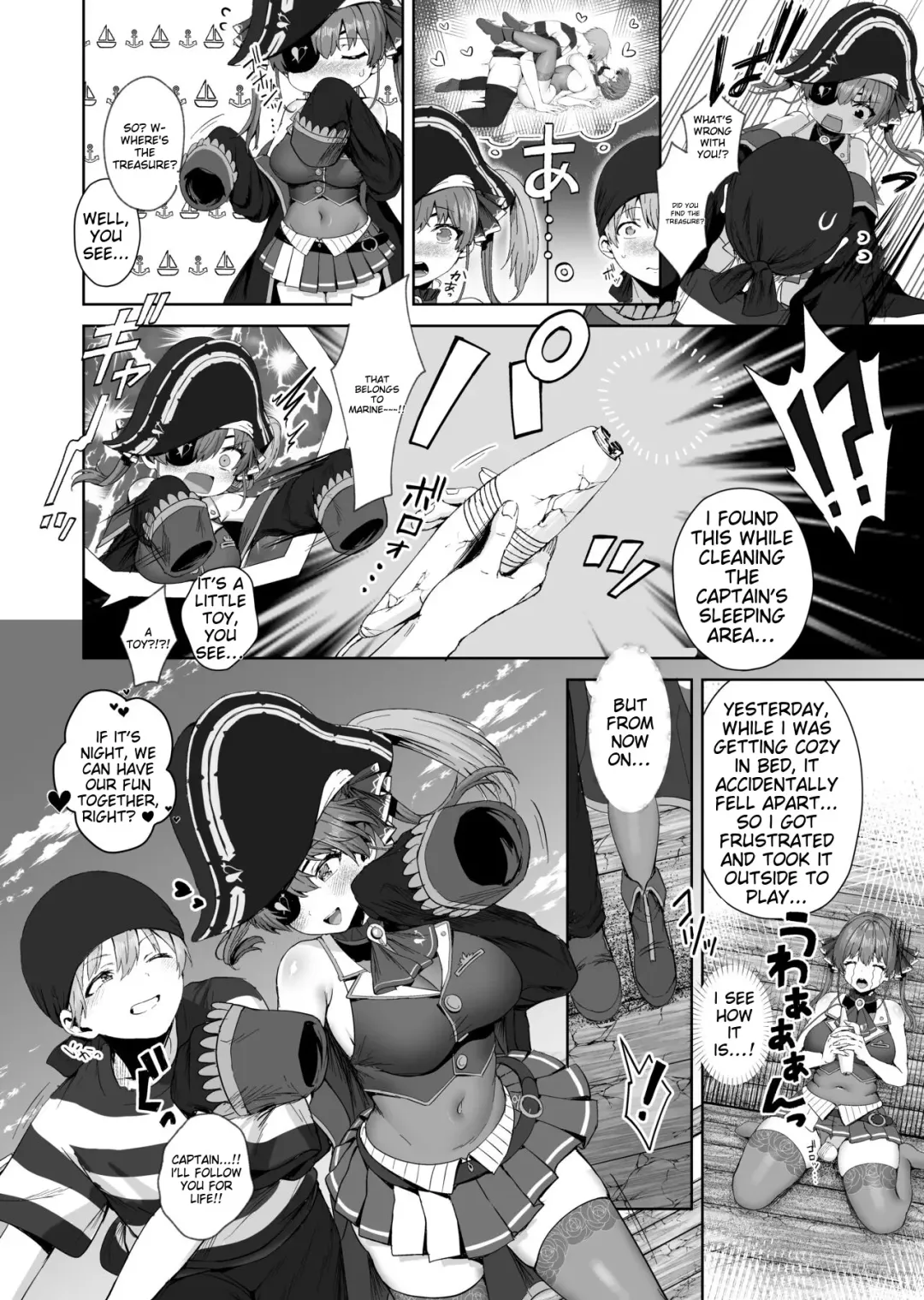 [Tabiguchi Kouji] Marine Senchou to Hajimete no Yoru - First night with Captain Marine Fhentai - Page 25