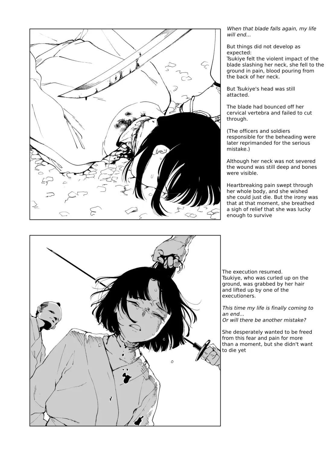[Harasaki - Kubikiri] A Story of Cruelty to Corpses, Part 6 "Execution place" Parts 1&2 Fhentai - Page 2