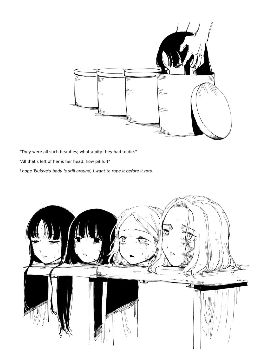 [Harasaki - Kubikiri] A Story of Cruelty to Corpses, Part 6 "Execution place" Parts 1&2 Fhentai - Page 7