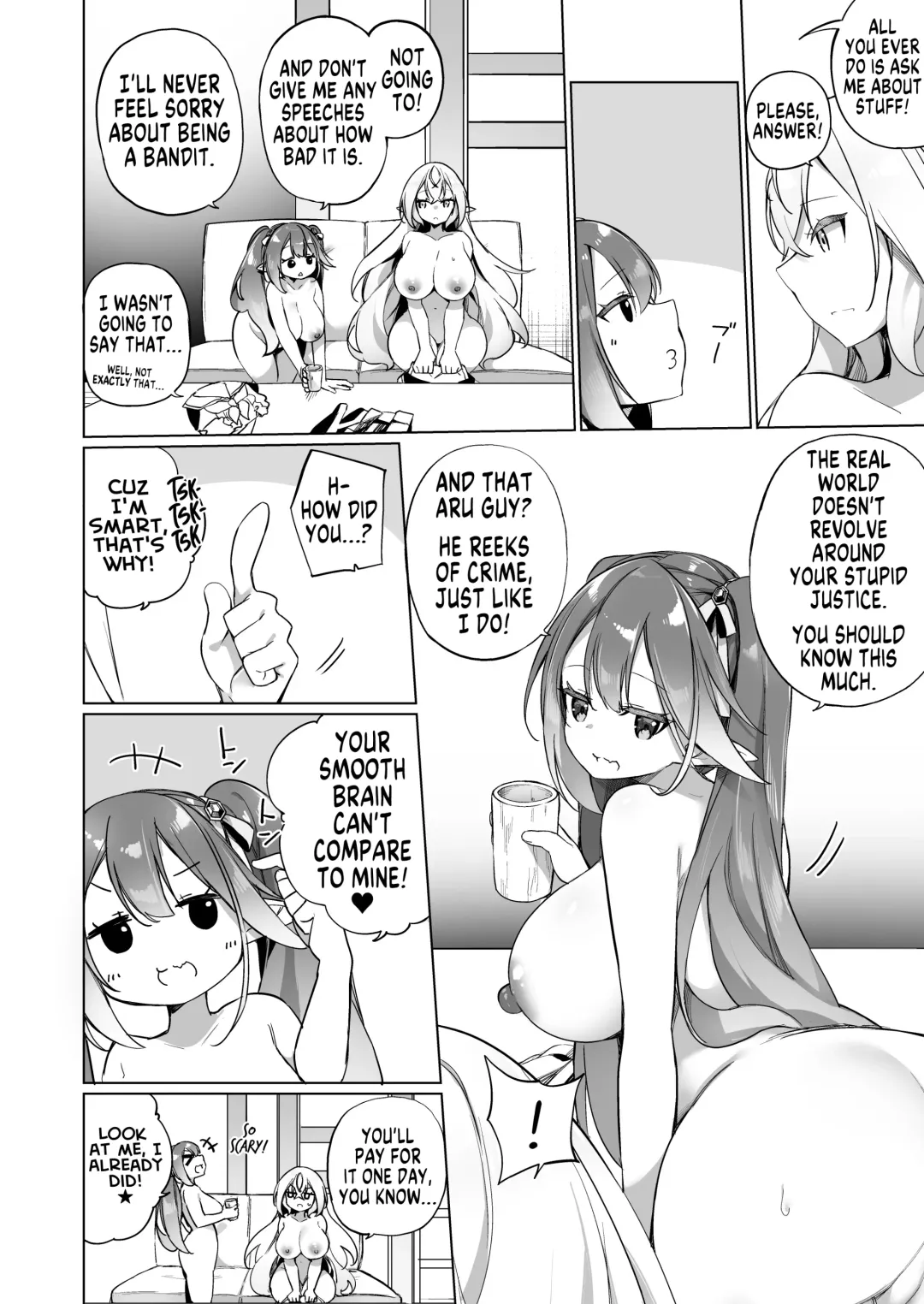 [Kanmuri] Mesugaki Elf ni Natta Don 2 Elf-ka no Kusuri part 3 | A Bandit Chief Who Turned Into a Bratty Elf Girl 2 Elvification Drug part 3 Fhentai - Page 16